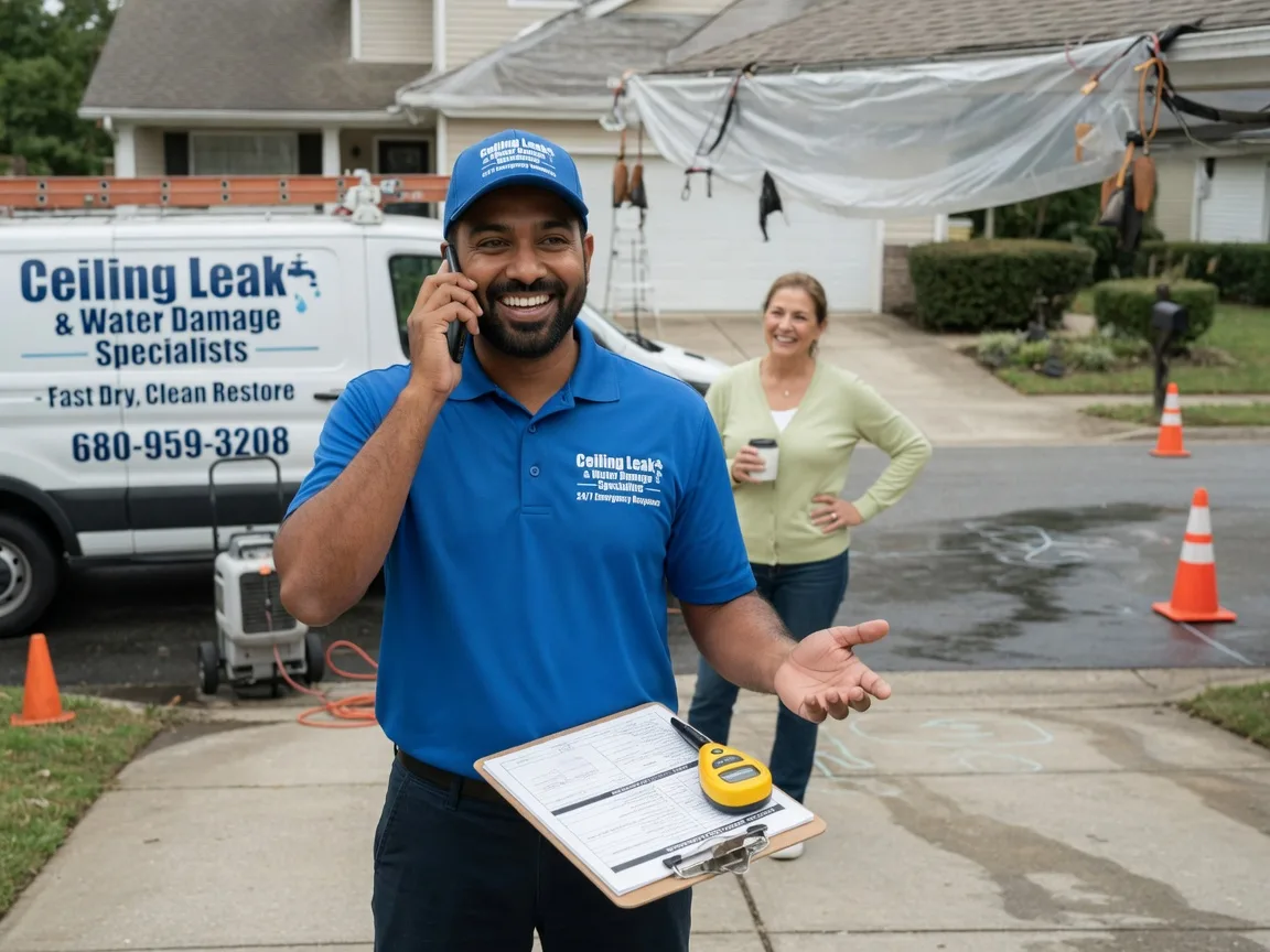 Ceiling Leak Cleanup Dixmont, ME FAQs